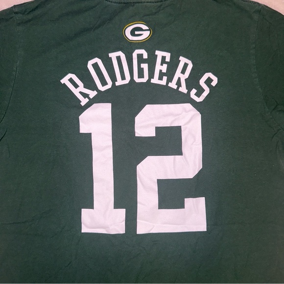 NFL Packers Green Rodgers #12 TShirt Size XL - Picture 5 of 9